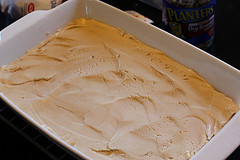 baked peanut butter cookie base