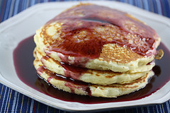 pancake with syrup