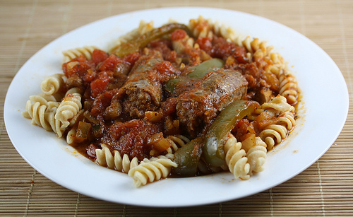 Slow Cooker Italian Sausage and Pasta Recipe