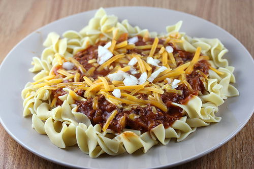 Chili Beef and Noodles Recipe
