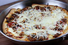 Sausage Pan Pizza Recipe