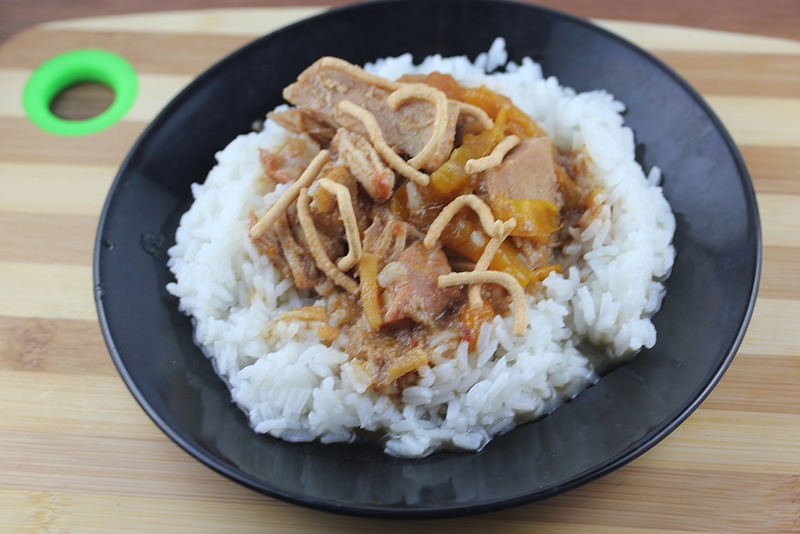 slow cooker thai pork with peppers 2