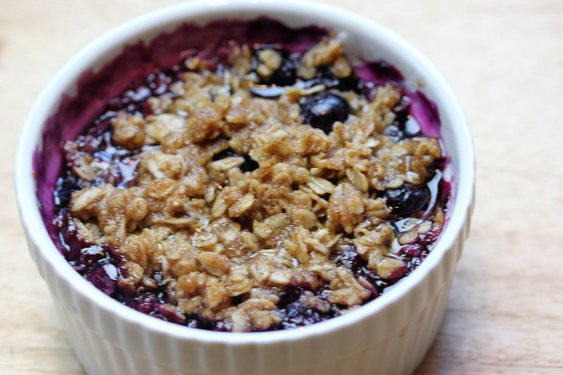 blueberry crumble recipe picture