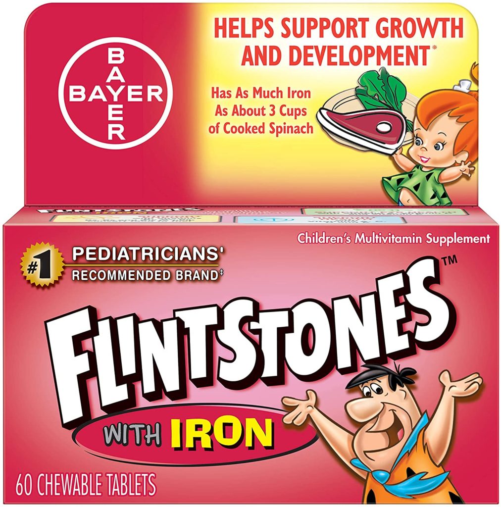 Flintstones Chewable Tablets with Iron