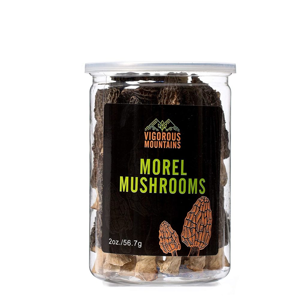 VIGOROUS MOUNTAINS Wild Dried Morel Mushrooms
