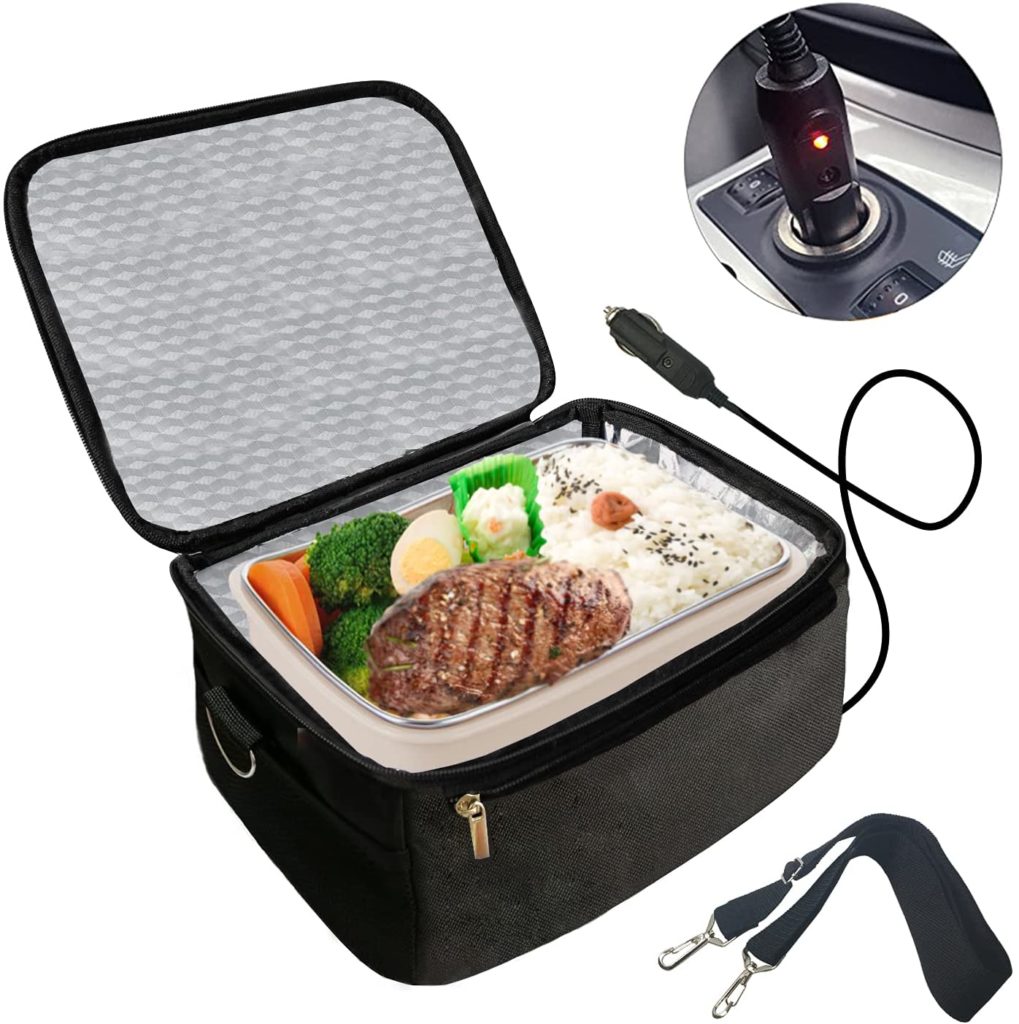 12V Personal Food Warmer,Car Heating Lunch Box,Electric