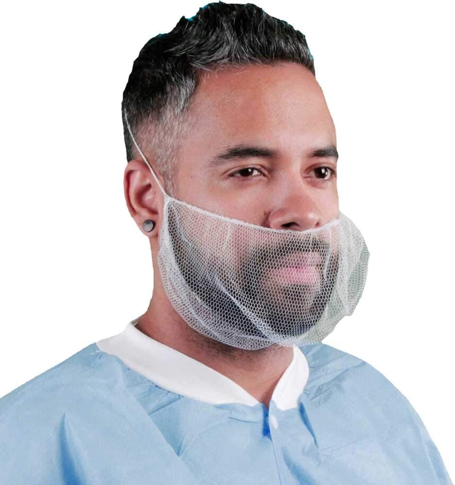 Dispoable Beard Cover Protector Elastic Beard Nets