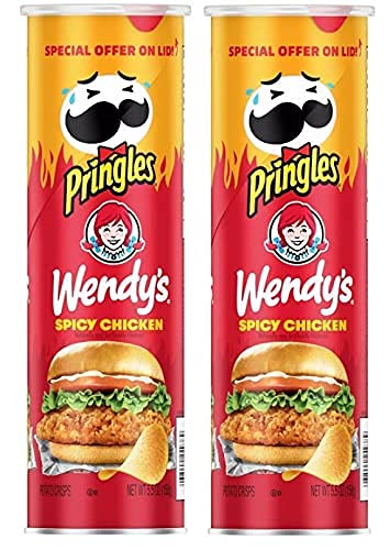 Pringles Wendy's Spicy Chicken Naturally And Artificially Flavored