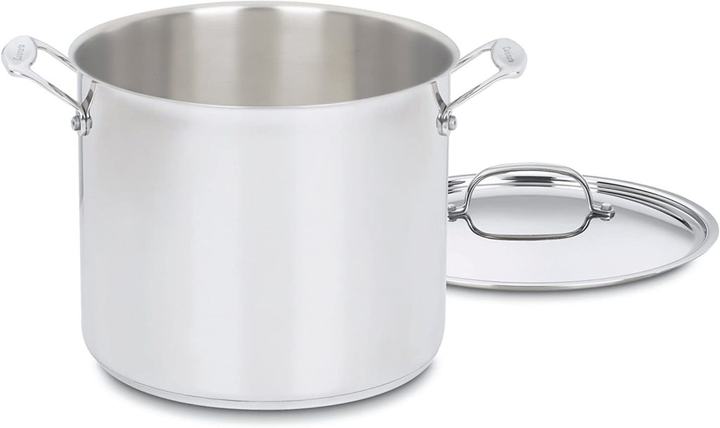 Stockpot with Cover, Brushed Stainless