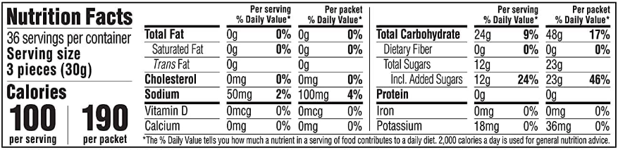 clif black nutrition facts