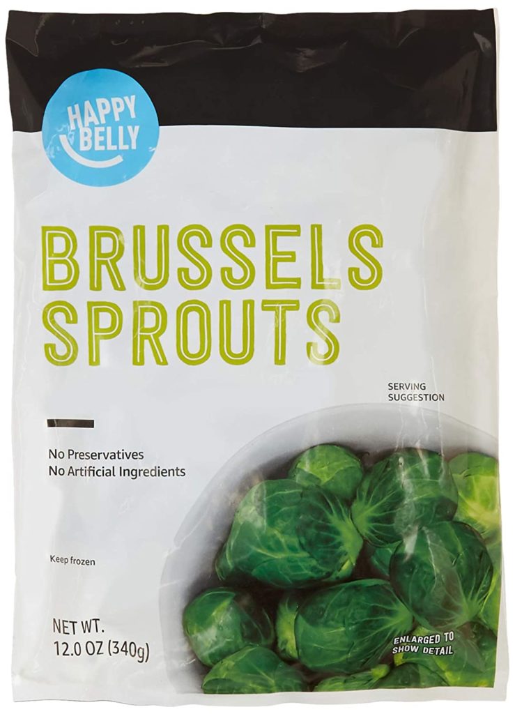 Amazon Brand - Happy Belly Frozen Brussels Sprouts,