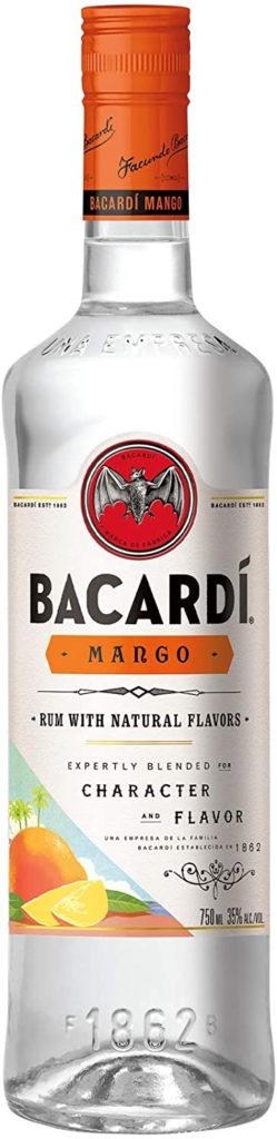 Bacardi Mango Rum, 750ml, 70 Proof
