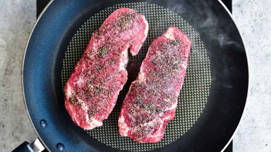 Steak On stovetop