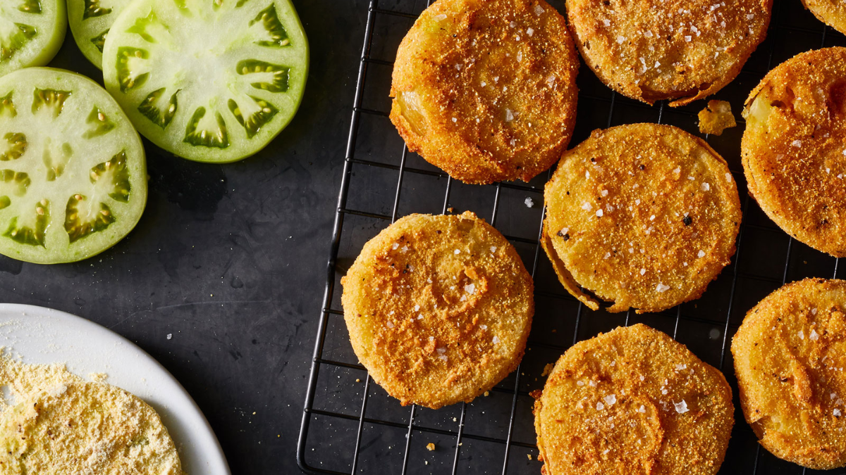  Fried Green Tomatoes
