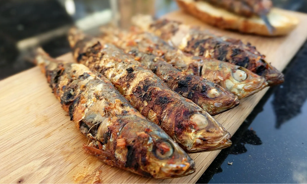 Sardines on the BBQ